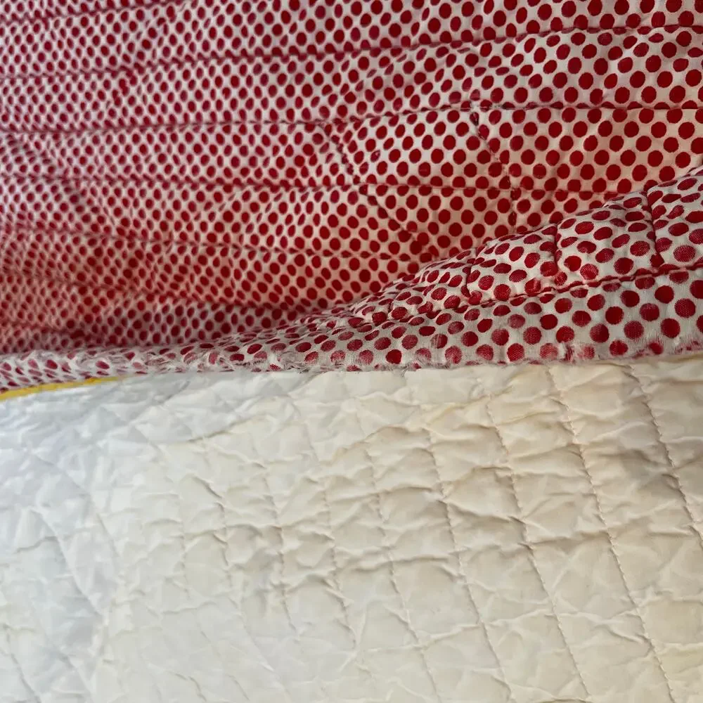 Hanna Andersson Heart Appliqué Crib Quilt